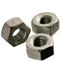Order Now 1 1/4"-7 Heavy Hex Nuts, Grade A, A563, Hot-Dipped Galvanized HDG, Coarse (UNC), Qty 10