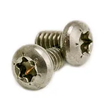 6-32 x 1 1/4" Machine Screws, Torx Drive Pan Head, T15 Drive 6-Lobe, 18-8 Stainless Steel A2, Full Thread, Qty 1000 Mega Sale