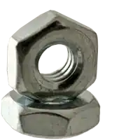 Big Sale 2-64 x 3/16" x 1/16" Hex Machine Screw Nuts, Zinc Cr+3, Low Carbon Steel, Qty 100