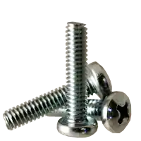 Don't Miss Out 10-24 x 5/8" Machine Screws, Phillips Pan Head, Zinc Cr+3, Full Thread, Qty 100
