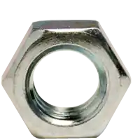 3/8"-16 Hex Jam Nuts, Grade A, A563, Zinc Cr+3, Coarse (UNC), Low Carbon Steel, Qty 100 Low Price