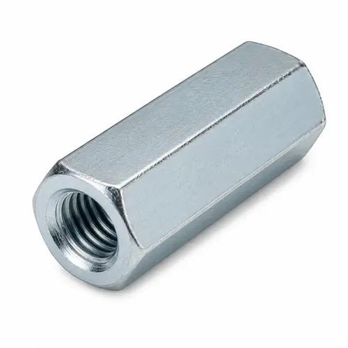 10-24 x W 5/16" x L 3/4" Regular Hex Coupling Nuts, Zinc Cr+3, Grade A, A563, Qty 100 Hot Deal