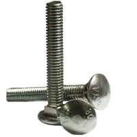 10-24 x 1/2" Carriage Bolts, Grade A, A307, Zinc Cr+3, Full Thread, Qty 250 Best Price
