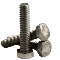 Seasonal Sale 3/8"-16 x 1 3/4" Hex Tap Bolts, Grade A, Full Thread, Plain Finish, Coarse (UNC), Low Carbon Steel, A307, Qty 50