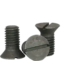 Limited Time 5/8"-11 x 2 1/2" Machine Screws, Slotted Flat Head Countersunk, Grade 2, Plain Finish, Coarse (UNC), Low Carbon Steel, Qty 50