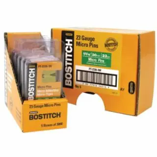 Bostitch PT-2325-3M 23Ga Headless Pin-1In- 3000/Box (1 BX) While Supplies Last