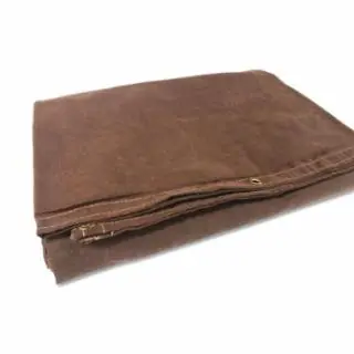 Best Choice Anchor Brand 103-92560 6‘X8‘ 12-Oz. W.R.M.R. Brown Canvas Tarp