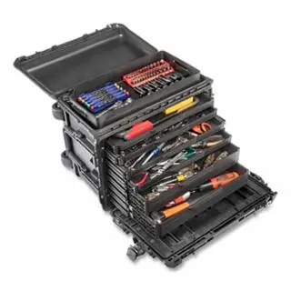 Pelican 004500-0420-110 0450Sd4 Wl/4 Shallow+2 Deep Drawers Blk In Demand
