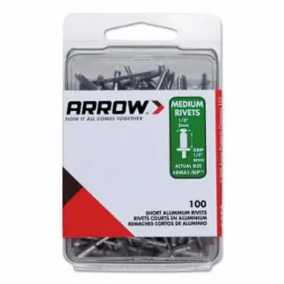 Holiday Sale Arrow Fastener RMA3/16IP (50/Pc) Medium 3/16 Aluminum Rivet (1 PK)