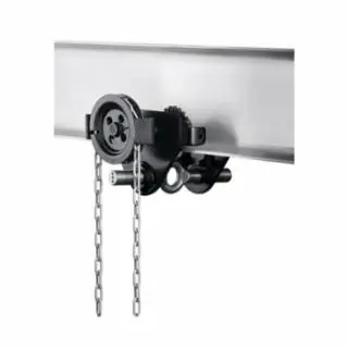 Brand New Cm Columbus Mckinnon HTG0200B Cm Htg Trolley 2 Ton Geared Wide Flange Width