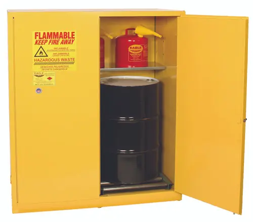 Place Order Eagle HAZ1955X 110 Gallon Drum Safety Storage Cabinet