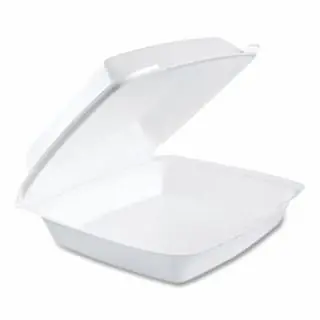 Dart Container Corp. DCC110HT1 (Ca/200) Wht Foam Food Cont 1-1/4X9-1/2X3-1/2 (1 CA) Hassle-Free Returns