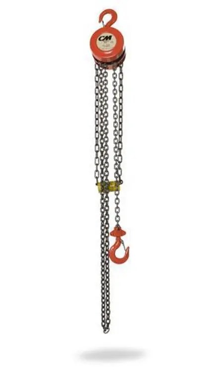 Crafted Cm Columbus Mckinnon 2255A 622A Hand Chain Hoist 1/2 Ton; 10‘ Lift