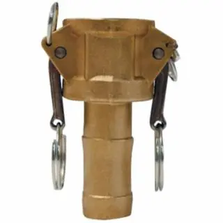 Professional Grade Dixon Valve G100-D-BR 1" Brass Global Female Coupler