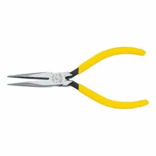 One Day Deal Klein Tools D307-51/2C Pliers, Needle Nose Pliers, Slim, 1/32-Inch Point Diameter, 5-Inch