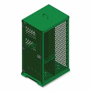 Saf-T-Cart STS-12FW-2-NFL-GALV Cage- Galvanized-12 Cylinder-No Fork Stirrups Place Order