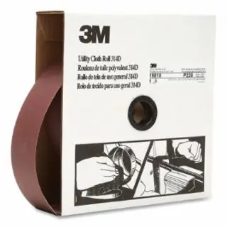 Hassle-Free Returns 3M 7000118543 3M Utility Cloth Rl 314D2"X50Yd P80 J-Wt (1 RL)