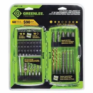 Buy Online Greenlee DDKIT-1-68 Drill Driver Bit Kit (Pop)