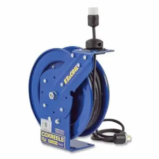 Fan Favorite Coxreels EZ-PC13-5012-F Safety Series Spring Rewind Power Cord Reel
