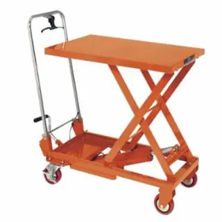 Exclusive Offer JET JT9-140771 SLT-330F, Scissor Lift Table, Folding Handle, 330-lb. Capacity