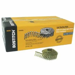 Shop Now Bostitch CR2DGAL Nail Coil 120 Roof 1"Galv. 7200 Per Box (1 BX)