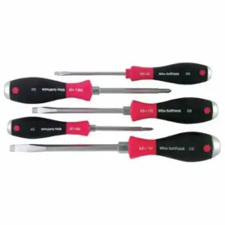 Wiha Tools 53090 5-Pc Slotted/Phillips Softfinish Heavy Duty (1 SET) Special Discount
