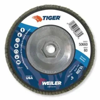 Weiler 50660 6" Diameter- 5/8-11 Arbor- 60 Grit Save Now