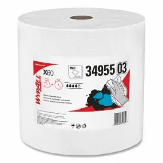 Kimberly-Clark Professional 34955 Wypall X60 Teri Wiper Jumbo Roll Wht 1-100 Per R (1 RL) Deal