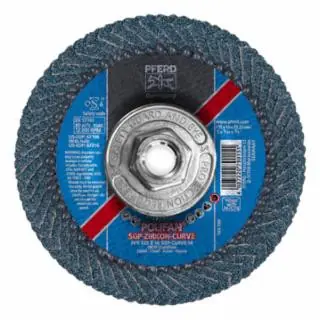 Pferd 67216 5 x 5/8-11 Polifan Curvezirc Alum Md Rd 40G Super Sale