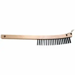 Factory Price Pferd 85003 3 x 19 Curved Handle Scratch Brush With Scraper (12 EA)