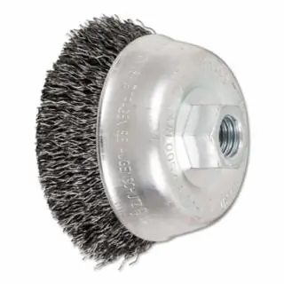 Limited Offer Pferd 82249 3-1/2" Crimped Wire Cupbrush .014 Cs Wire 5/8-1