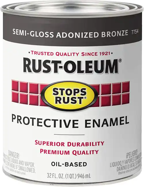 New Release Rust-Oleum 7754502 Quart Gloss Anodized Bronze Stops (1 CN)