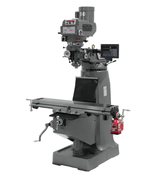 Limited Offer JET JT9-691232 JTM-4VS Mill With 3-Axis Newall NMS800 DRO (Knee) With X-Axis Powerfeed