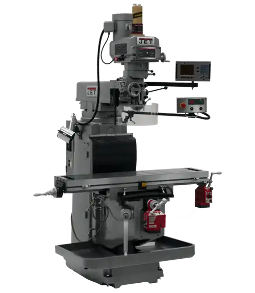 Limited Offer JET JT9-698117 JTM-1254RVS With ACU-RITE 203 3X (K) DRO, X & Y Powerfeeds & Air Power Drawbar
