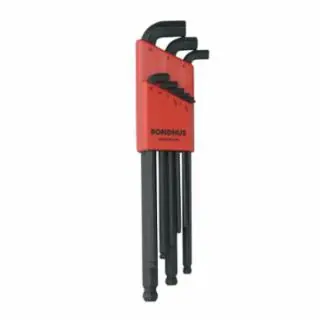Bondhus 16599 9Pc Stubby Ball End L-Wrench Set 1.5-10 mm (1 ST) Fast Shipping