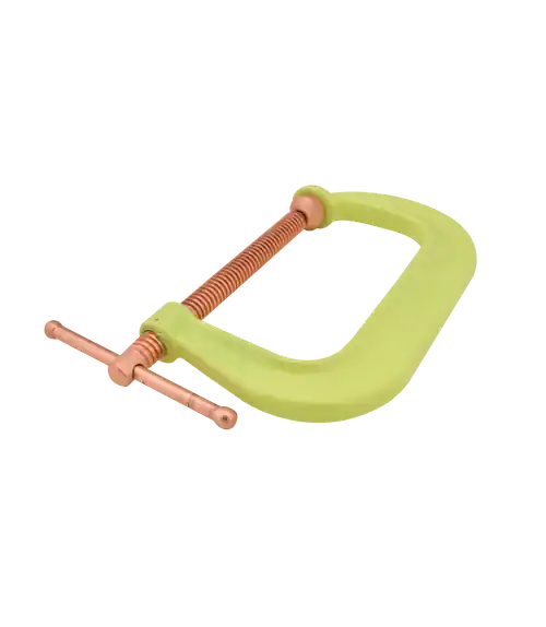 WILTON WL9-20483 404Cs, Spark-Duty Drop Forged Hi-Vis C-Clamp, 0 - 4-1/4 Opening, 3-1/4 Throat Depth Secure Checkout