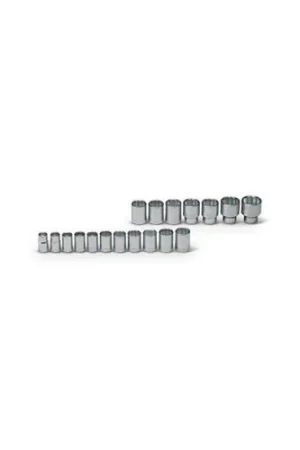 Wright Tool 875-469 18Pc. Standard Metric Socket Set 12 Point Chrom (1 ST) Crafted