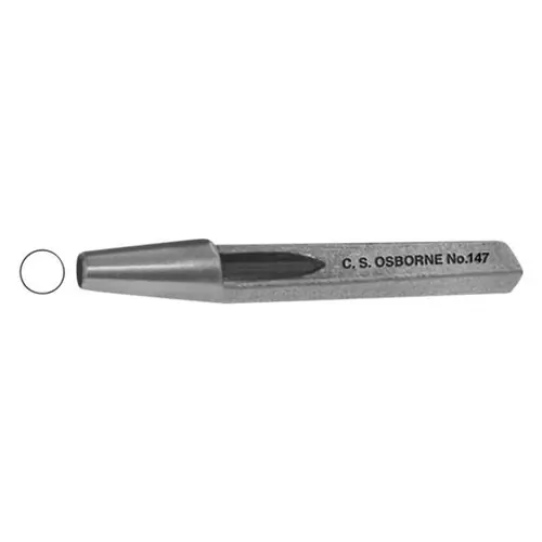 C.S. Osborne 147-1 7/64" Diam Of Cut Belt Punch Next Day Delivery
