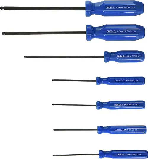 Eklind Tool 90607 7 Piece Metric Ball Hexdriver Screwdriver Set (1 SET) Fresh Stock