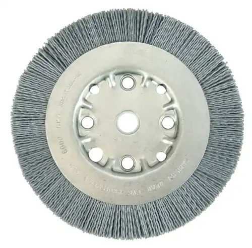 Markdown Weiler 31123 6" Narrow Nylox Wheel .040/120 5/8"-1/2" A.H.