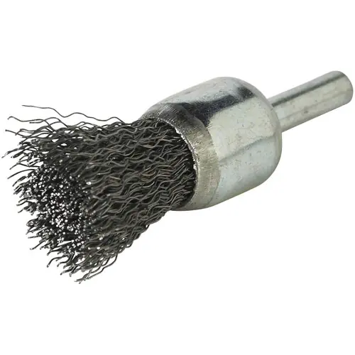 Norton 69936653309 Stem Mounted Crimped Endbrush 1 x .020 x 1/4 Shank Last Chance