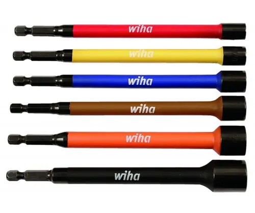 Top Pick Wiha Tools 70486 6 Piece Color Coded Magnetic Nut Setter Set (1 ST)