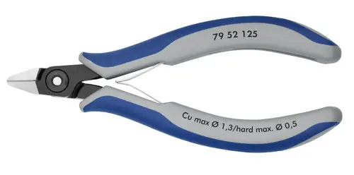 Reduced Price Knipex 79 52 125 Electronics Diagonal Cutters, 5" Nominal Length