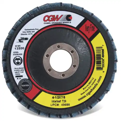 Price Cut CGW Abrasives 49688 4-1/2 x 7/8" T29 Very Fine Flap Ds Nw, 10 Pack