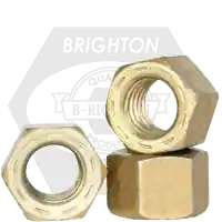 5/8"-18 L9 Hex Nuts, Cadmium Yellow & Wax , Fine (UNF), Alloy Steel, Made in USA, Qty 25 Latest