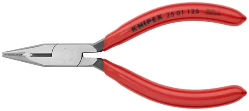 Knipex 25 01 125 Long Nose Pliers with Cutter, 5" Nominal Length Instant Buy