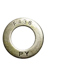 7/16" x 15/16" Structural Flat Washers, F436, Plain Finish, Medium Carbon Steel, Qty 500 Latest