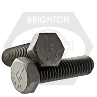 Final Sale 3/8"-16 x 5 3/4" Hex Cap Screws, Grade 5, Plain Finish, Partial Thread, Coarse (UNC), Medium Carbon Steel, Made in USA, Qty 50