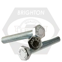 7/16"-14 x 3 1/2" Hex Tap Bolts, Grade 5, Zinc Cr+3, Full Thread, Medium Carbon Steel, Qty 30 Trending