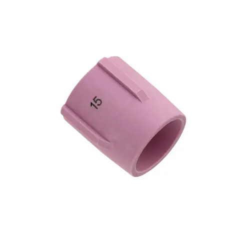 Genuine 53N89 15 (15/16") X 1 3/8" Alumina Large Gas Lens Cup TIG Alumina Gas Lens Cup - Large Cup For 17, 18, 26 Series Torches
